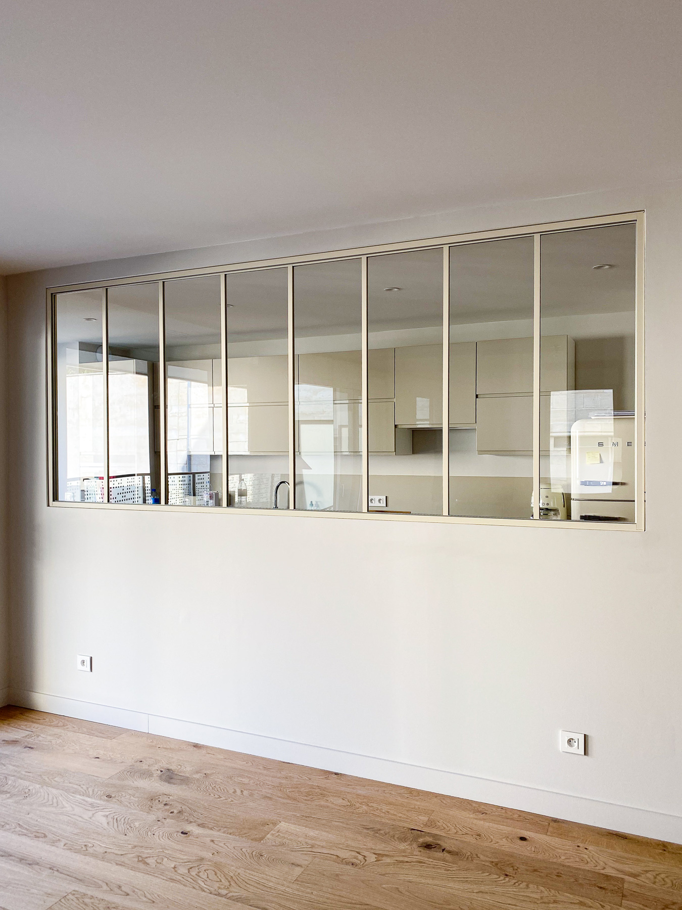 VERRIERE FENETRE FIXE JONCTION CLASSIQUE BAIE BOREAL ALUMINIUM BLANC CLAIR CASCELLA 1